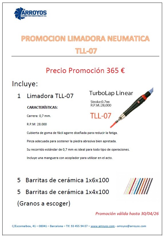 Limadora Neumatica TLL-07 - hasta 30/04/26